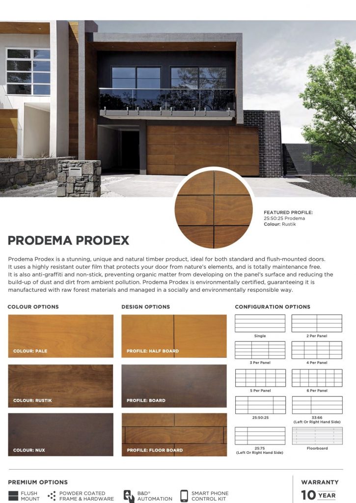 Learn About What is Prodema Prodex | C&M Garage Doors